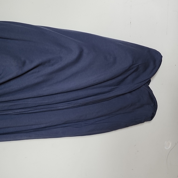 Peruvian Connection Souk Skirt Faux Wrap Deep Blue Skirt Size XL - Picture 3 of 10